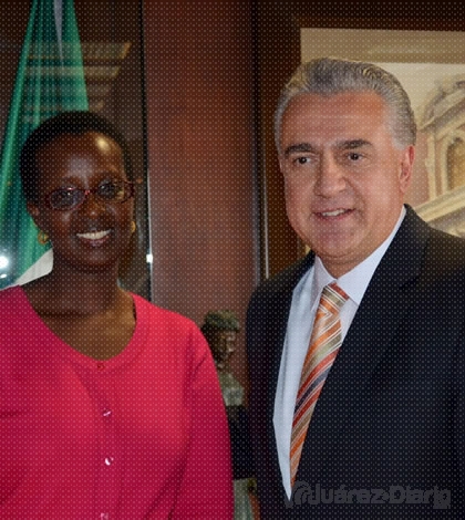 Se reúne Presidente Municipal de Juárez con Secretaria de Hacienda de Uganda