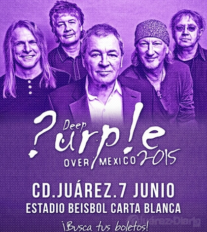 Deep Purple en Ciudad Juarez 2015