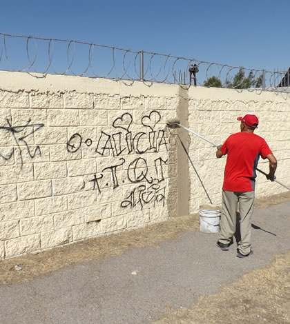 Superan Cantidad de Grafiti Removido