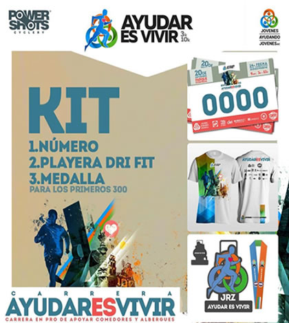 Realizarán Carrera “Ayudar es Vivir”