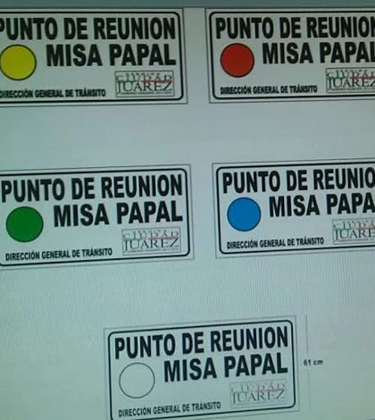 Elabora Tránsito Señalética Para Visita Papal