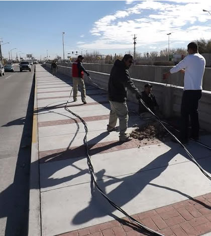 Funcionará Totalmente Alumbrado de Teófilo Borunda en Febrero