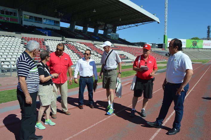 Realizan visita técnica previo al Campeonato Internacional de Atletismo Master 1 Campeonato de Atletismo