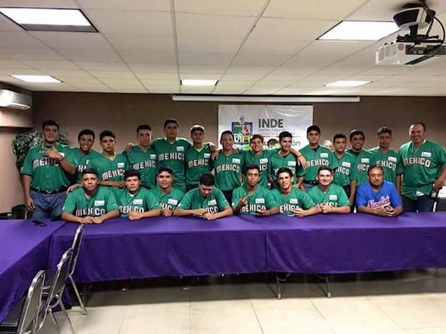 Juarense Kevin García en el Campeonato Mundial de Beisbol Sub-15 1 beis kevin