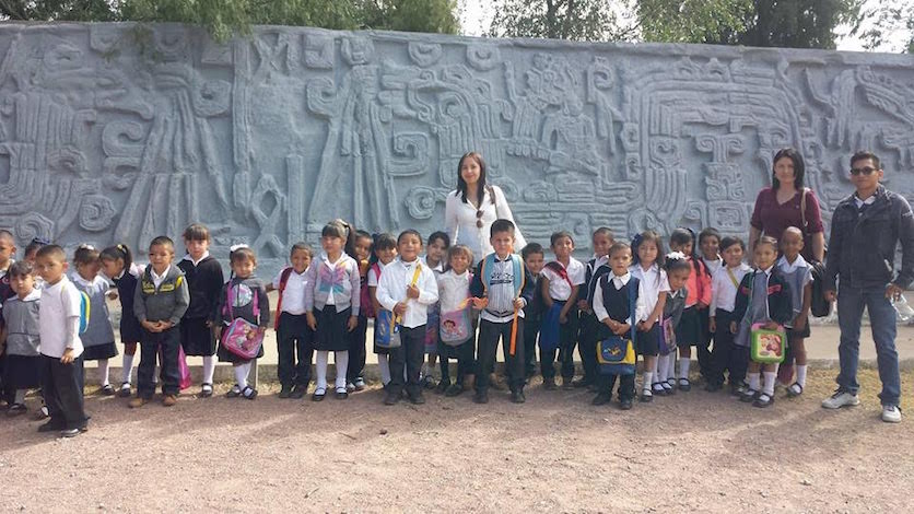 Jardín de niños de San Agustín visita Museo de Arqueología 1 museo-de-arquelogia