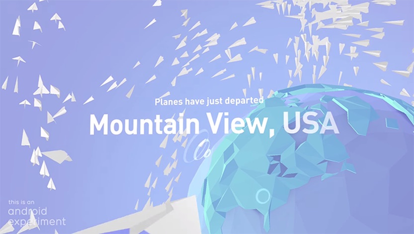 Google convierte tu móvil en un avión de papel 2 paper-planes