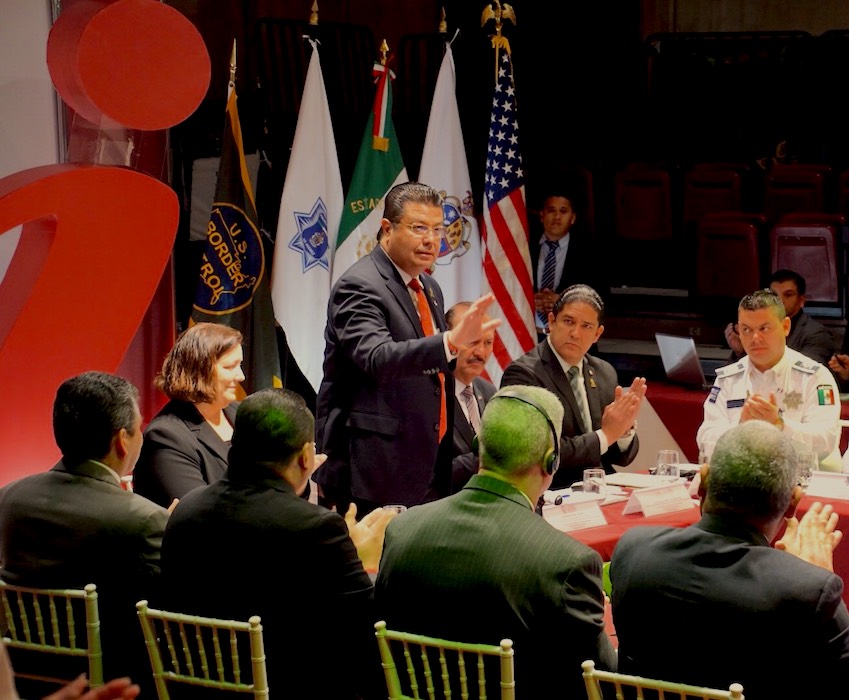 Sesiona Junta Binacional del Protocolo de Violencia Fronteriza 1 Armando Cabada Reunion seguridad