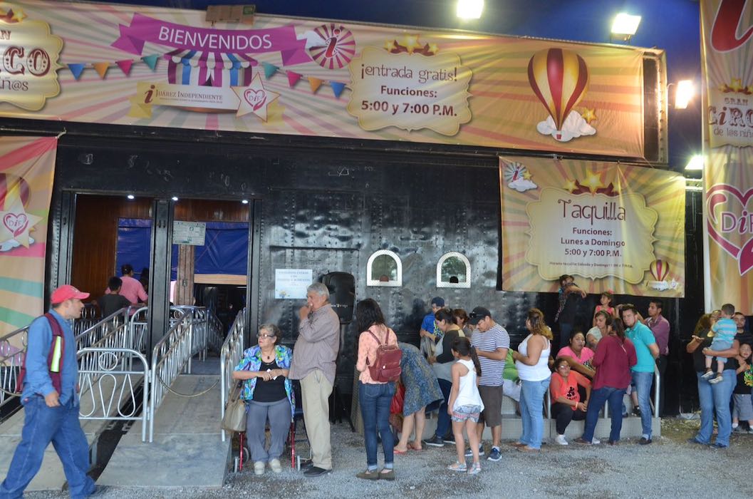 Circo de los ninos entrada