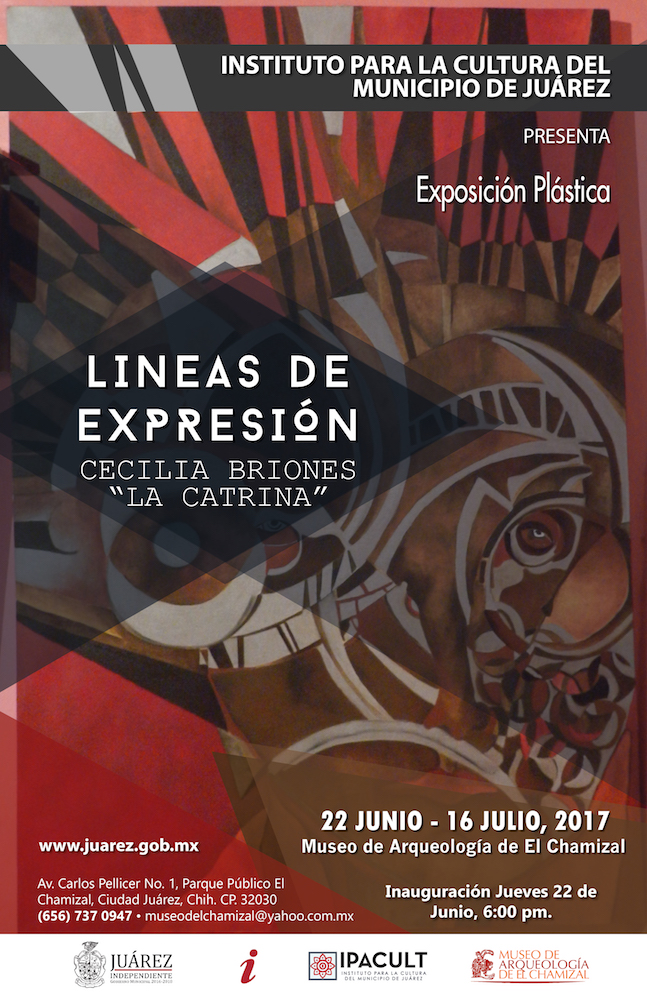 Expondrá la artista Cecilia Briones “La Catrina” 1 Lineas de Expresion Celia Briones la catrina