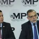 Presidente Jimmy Morales y el Comisionado Iván Velázquez