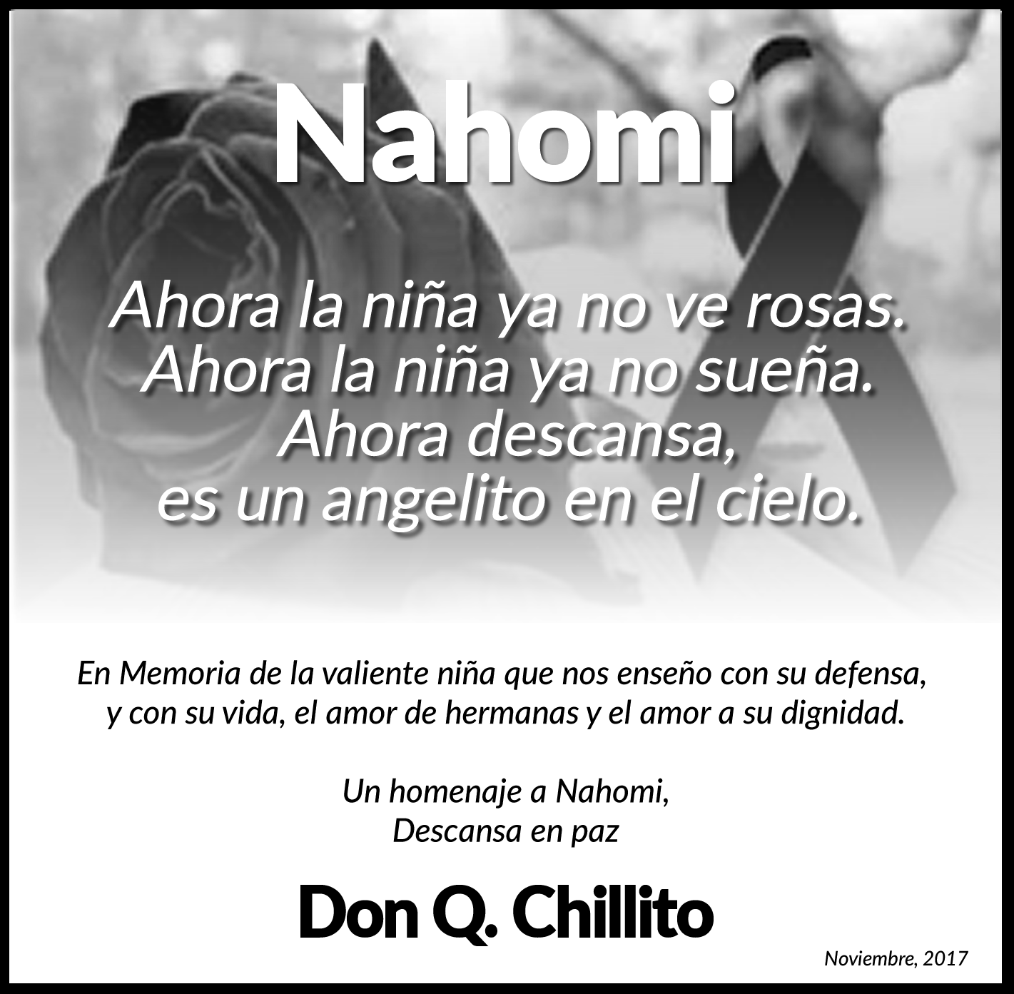 Tic Tac… Por lo que nunca debió de ser 2 Nahomi 20171127