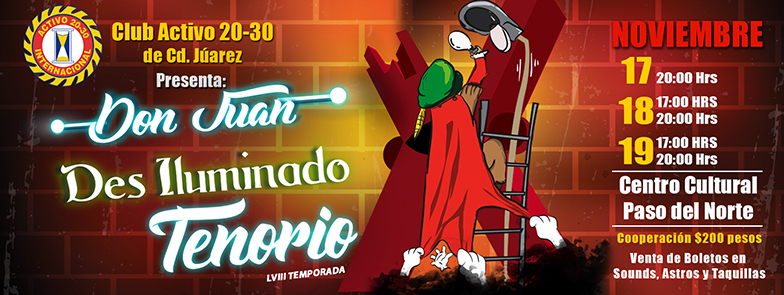 Presentan obra "Don Juan Des-Iluminado Tenorio" 1 Tenorio DEs Iluminado 2.jpeg