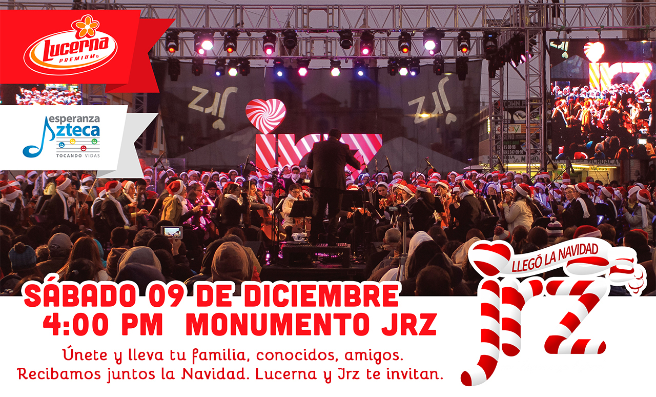 JRZ presenta: El día que llego la navidad 2017 1 invitacion jrz esperanza azteca lucerna