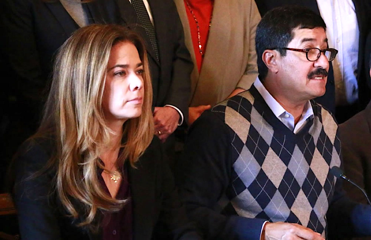 Alejandra de la Vega y Javier Corral