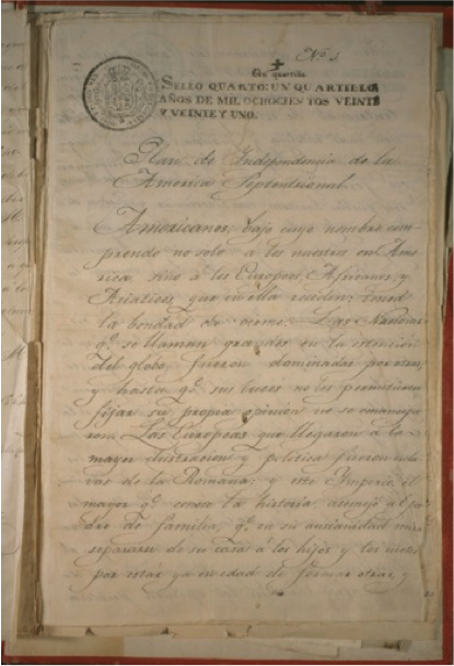 C:\Users\Vlad\Documents\Primera foja del plan de independencia de la America septentrional por Iturbide.png