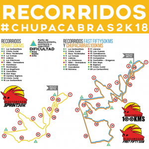 Anuncian la Carrera Chupacabras 100 kms 2018 “Ulises Lerma” 1 Chupacabras 2018 Recorridos