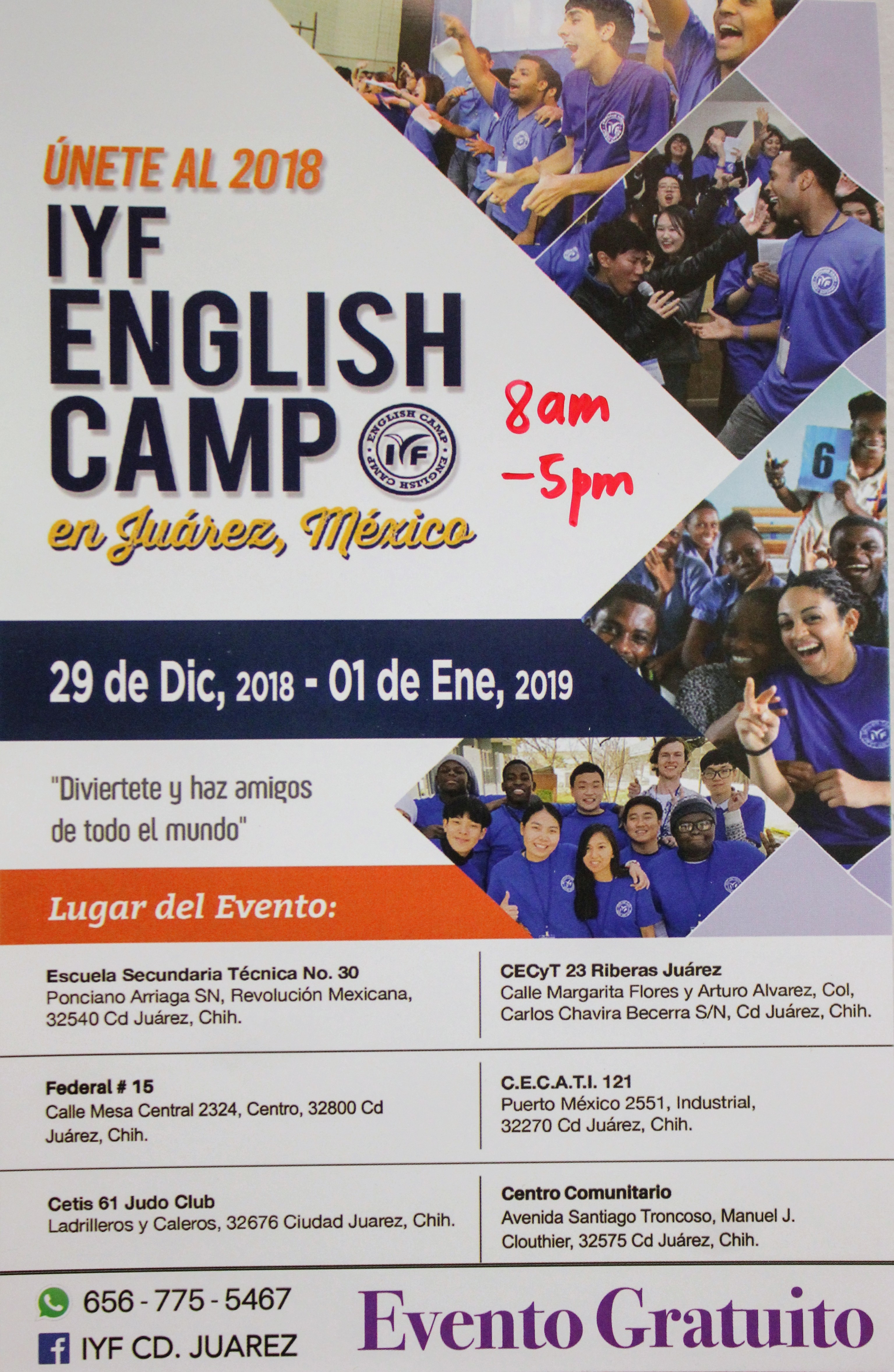 IYF English Camp 2018