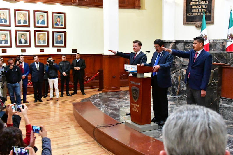 Toman protesta secretario particular ichife