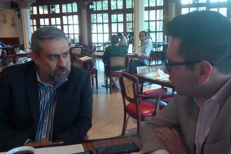 Roman Alcantar con David Gamboa