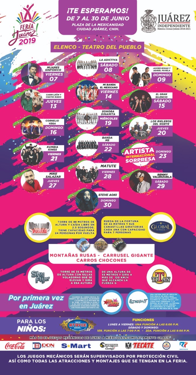 Cartel Feria Juarez 2019