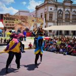 “Caballeros y Dragones” en plena plaza Independencia 1 Caballeros y Dragones Jornadas Vilistas 00001