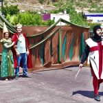 “Caballeros y Dragones” en plena plaza Independencia 2 Caballeros y Dragones Jornadas Vilistas 00002