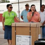 Entrega de aires a la escuela Carmen Serdán 4