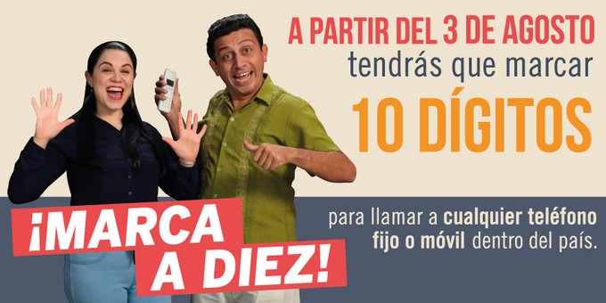 ¡Conoce la Nueva Marcación a 10 Dígitos! 1 IFT 10 digitos