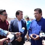 Acompaña Alcalde a presidente de la Cámara de Diputados durante pronunciamiento por víctimas del 03/08 5 Visita memorial Walmart 5