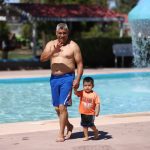 Disfrutan familias juarenses cierre de temporada del Aqua DIF 16