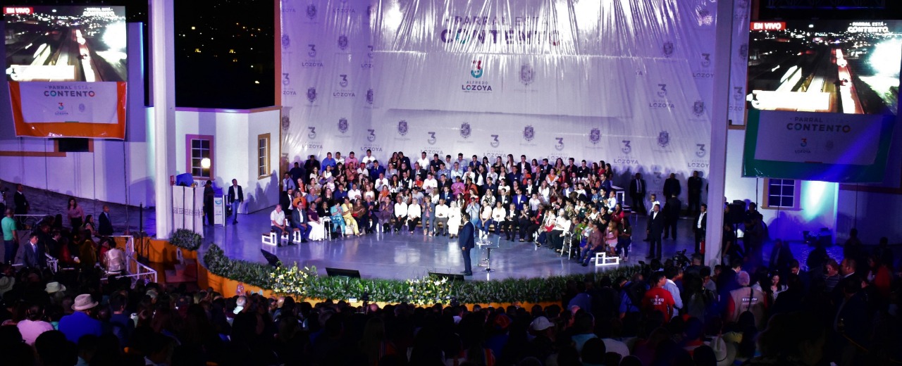 Más obra pública porque el gobierno no roba: Alfredo Lozoya 1 Informe Parral Lozoya 2