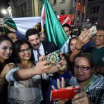 Conviven Gobernador Javier Corral y su esposa Cinthia Chavira con asistentes al Grito 21 Javier Corral Grito 2019 21