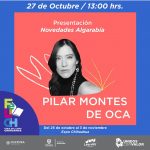 Vienen conferencistas de talla internacional a la Feria del Libro 2019 6 Pilar Montes de Oca Cartel