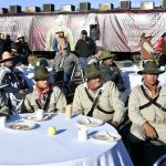 Ceremonia de bienvenida a la División del Nortte 7