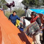 Entregan cobijas a migrantes 5 DH cobijas 1
