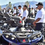 ENTREGA DE 64 CUATRIMOTOS POLICÍA DE 51 MPIOS 7