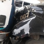 Apoyan Bomberos en accidente vehicular 6 Accidente camiones apoyo bomberos 7