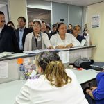 Recorren Gobernador y director nacional del ISSSTE el Hospital Lázaro Cárdenas del Río 2 Recorrido ISSSTE 3
