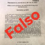 Alerta Servicios Públicos por documentación falsa 1 documentos falsos 3