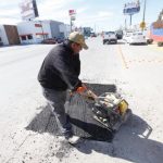 Supera Programa Emergente de Bacheo los 26 mil 300 metros cuadrados de superficie intervenida 4 bacheo emergente 4