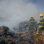 Incendio en Granjas Polo Gamboa sin lesionados 1 bomberos 5