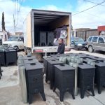 Acude Desarrollo Social a diferentes puntos de la ciudad a entregar calentones y cobijas 6 calentones cobijas 6