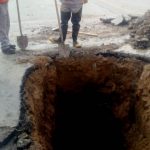 JMAS repara hundimiento en la Avenida Manuel Gómez Morín 2 GOMEZ MORIN 3