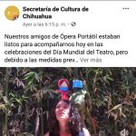 Ofrece Secretaría de Cultura programa de difusión digital #CulturaEnCasa 1 contenidos Cultura en Casa 1