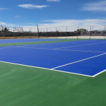 Colabora el ICHD con obra deportiva en Ciudad Cuauhtémoc 1 Canchas de Tenis Cuauhtémoc