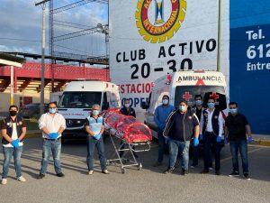 Club Activo 20-30 y BM9 donan cápsulas de aislamiento a IMSS y Cruz Roja 4 Club Activo 20 30 Grupo BM9 5