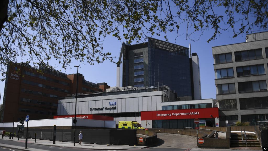 Boris Johnson del Reino Unido dado de alta del hospital 1 Londres Hospital St. Tomas