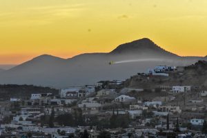 Sanitiza alcalde Alfredo Lozoya a Parral con aviones 3 Sanitizan Parral Lozoya 2