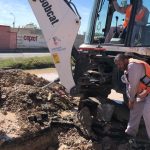 JMAS Juárez repara fuga de agua en calle Yepomera 1 Yepomera
