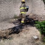Extingue bomberos cuatro incendios y apoyan en dos servicios más 3 bomberos 1